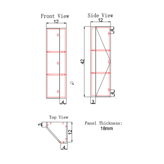 Picture of Wall End Cabinet (WEA)